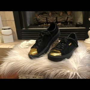 COPY - Puma Suede Platform Gold Women Sneaker